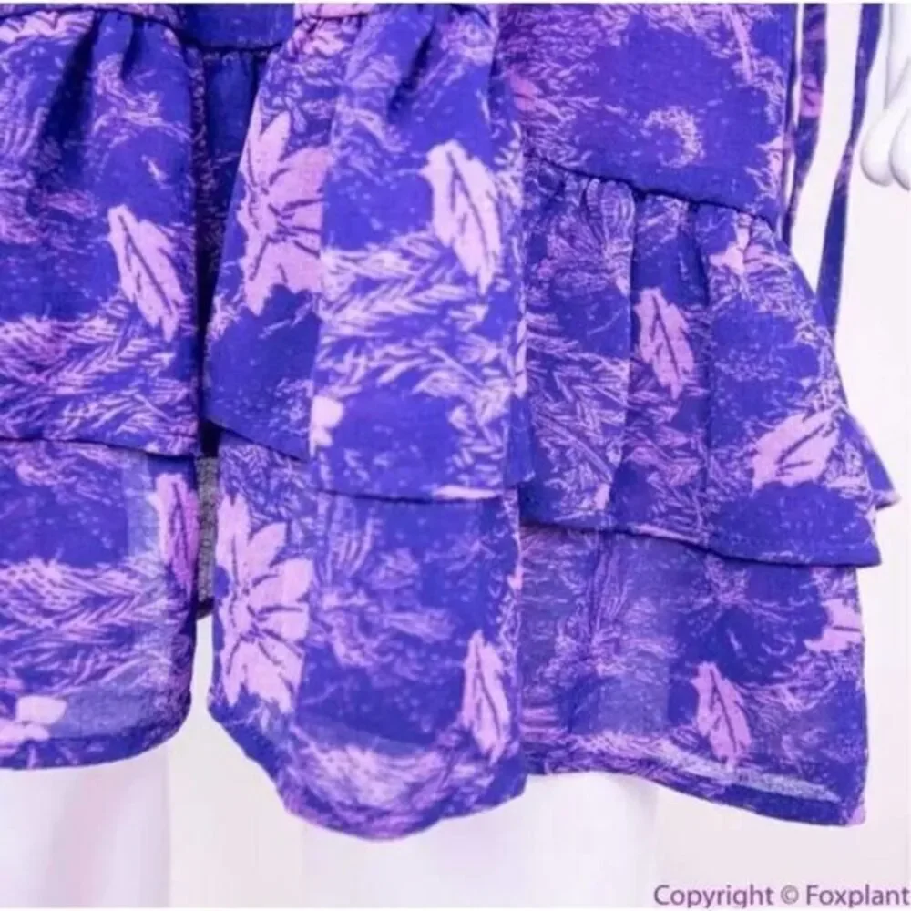 NEW Free People These Dreams‎ purple Mini Dress, XS